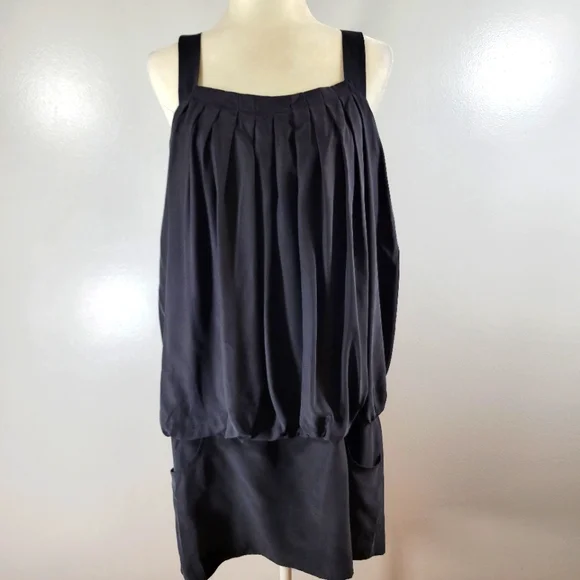 laundry by design silk dress Laundry By Shelli Segal | Dresses | Laundry By Design Navy 0 Silk Rhinestone Strap Sparkly Mini Dress Gorgeous